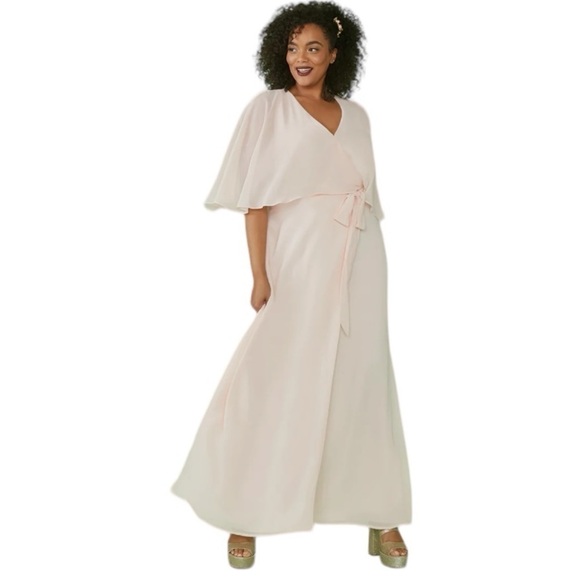 ModCloth - NWT Wrapped in Rapture Flowy Boho Bridesmaids Wedding Maxi Dress Sz L - Picture 3 of 14